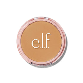 e.l.f. Halo Glow compact front view showing sleek packaging and portable design