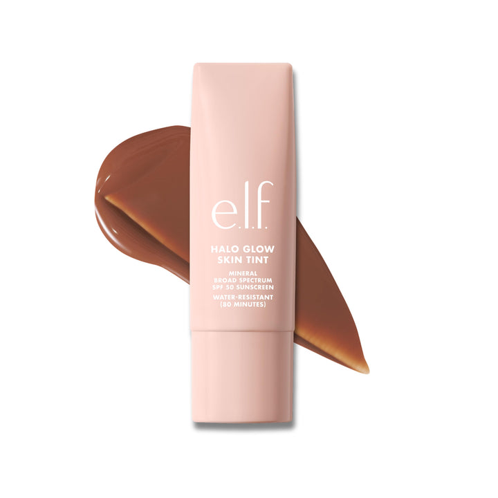 e.l.f. front packaging showing shade and SPF 50 for quick recognition and protection