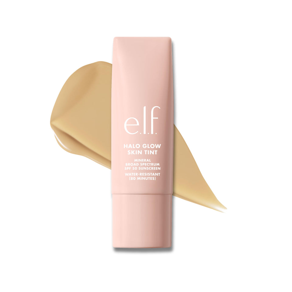 e.l.f. Halo Glow front packaging showing tube and shade number for quick identification