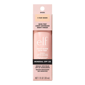 e.l.f. Halo Glow in a morning routine scene showing time-saving all-in-one benefit
