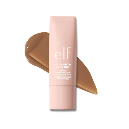 e.l.f. front packaging showing SPF 50 and tint shade benefits