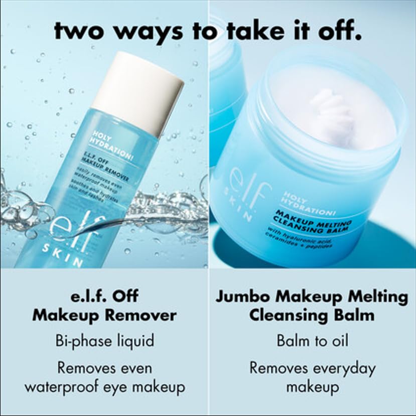 e.l.f. product label and ingredients view showing hydrating actives