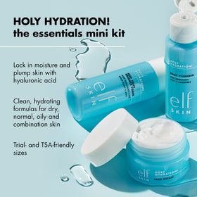 e.l.f. toner pouring texture that demonstrates lightweight hydration for balanced skin