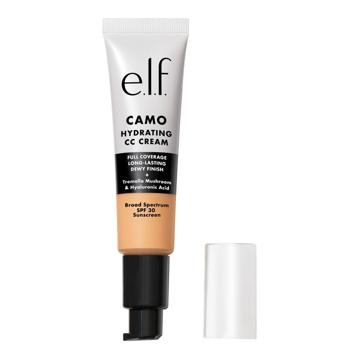 e.l.f. front packaging showing product and SPF and vegan badge benefit