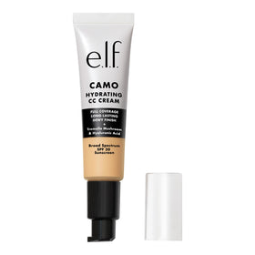 e.l.f. Hydrating Camo CC Cream front packaging showing shade and benefits