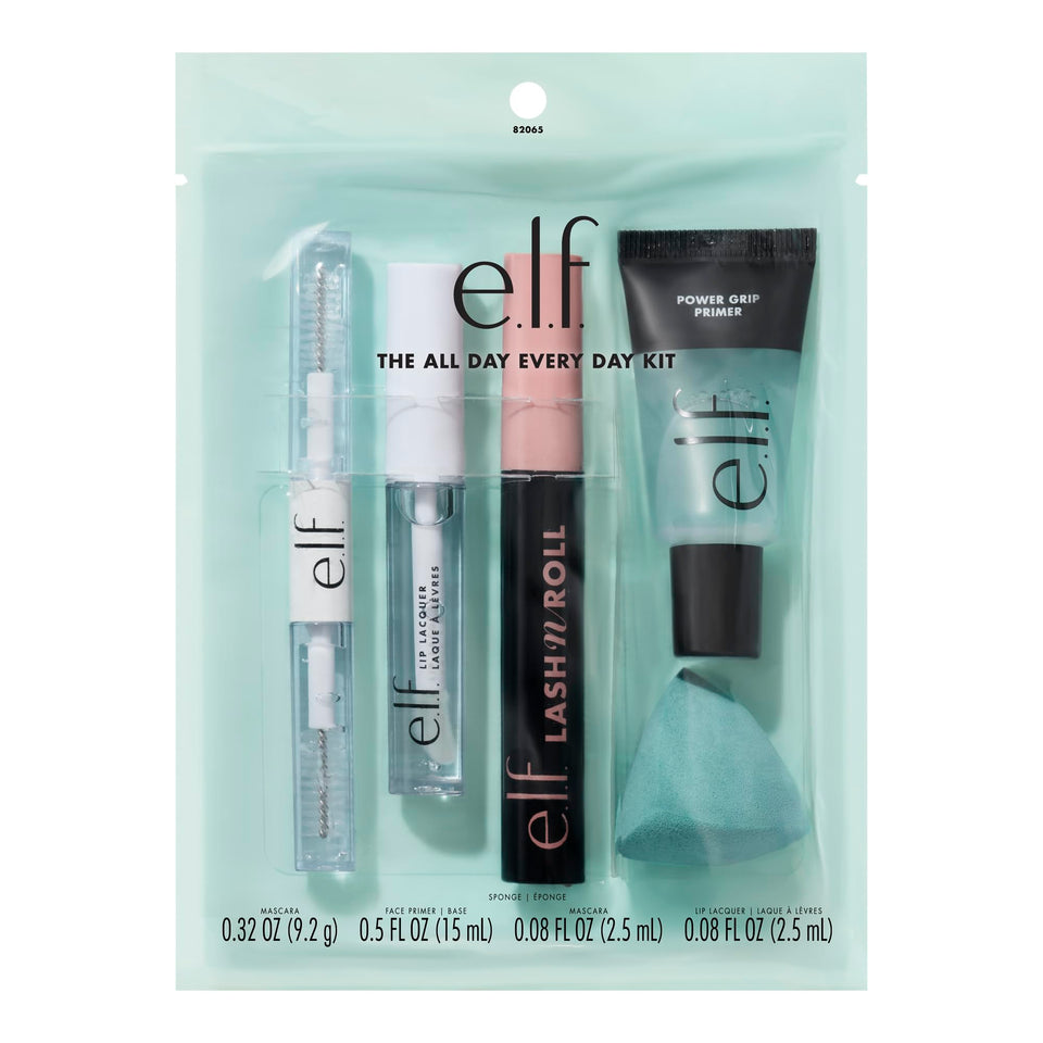 e.l.f. kit front packaging showing all five products and branding