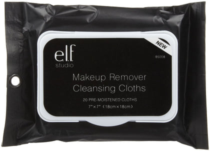 e.l.f. front pack shot showing compact travel-friendly wipes and benefits