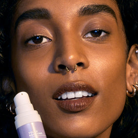 e.l.f. SKIN serum being applied at night demonstrating simple bedtime use