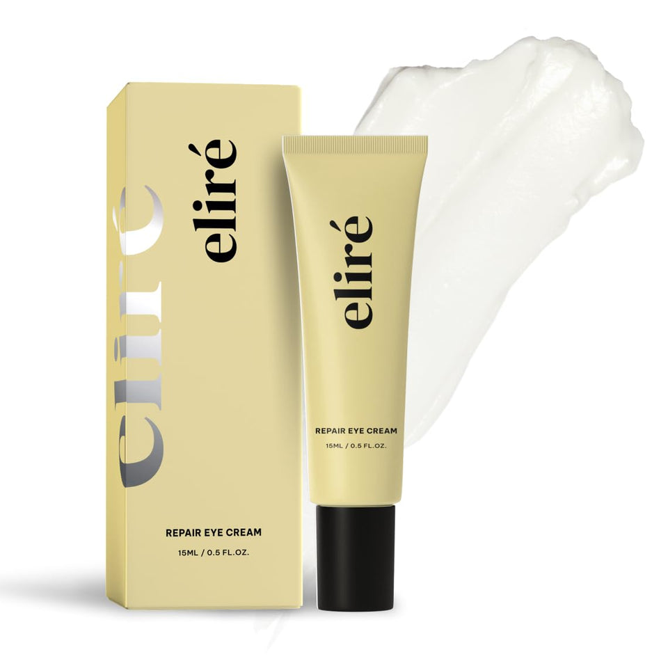 Eliré front packaging showing 15ml repair eye cream for visible hydration