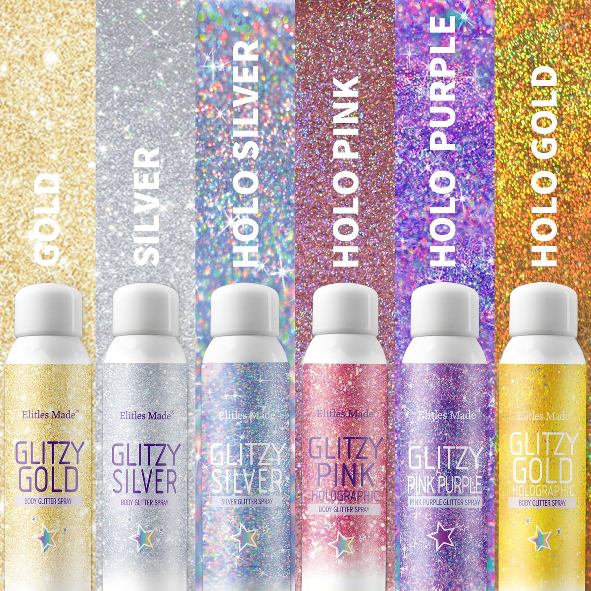 Elitles Made removal demo with cleanser removing glitter easily from skin