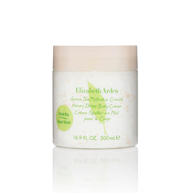 Elizabeth Arden jar on bathroom shelf suggesting daily pampering routine