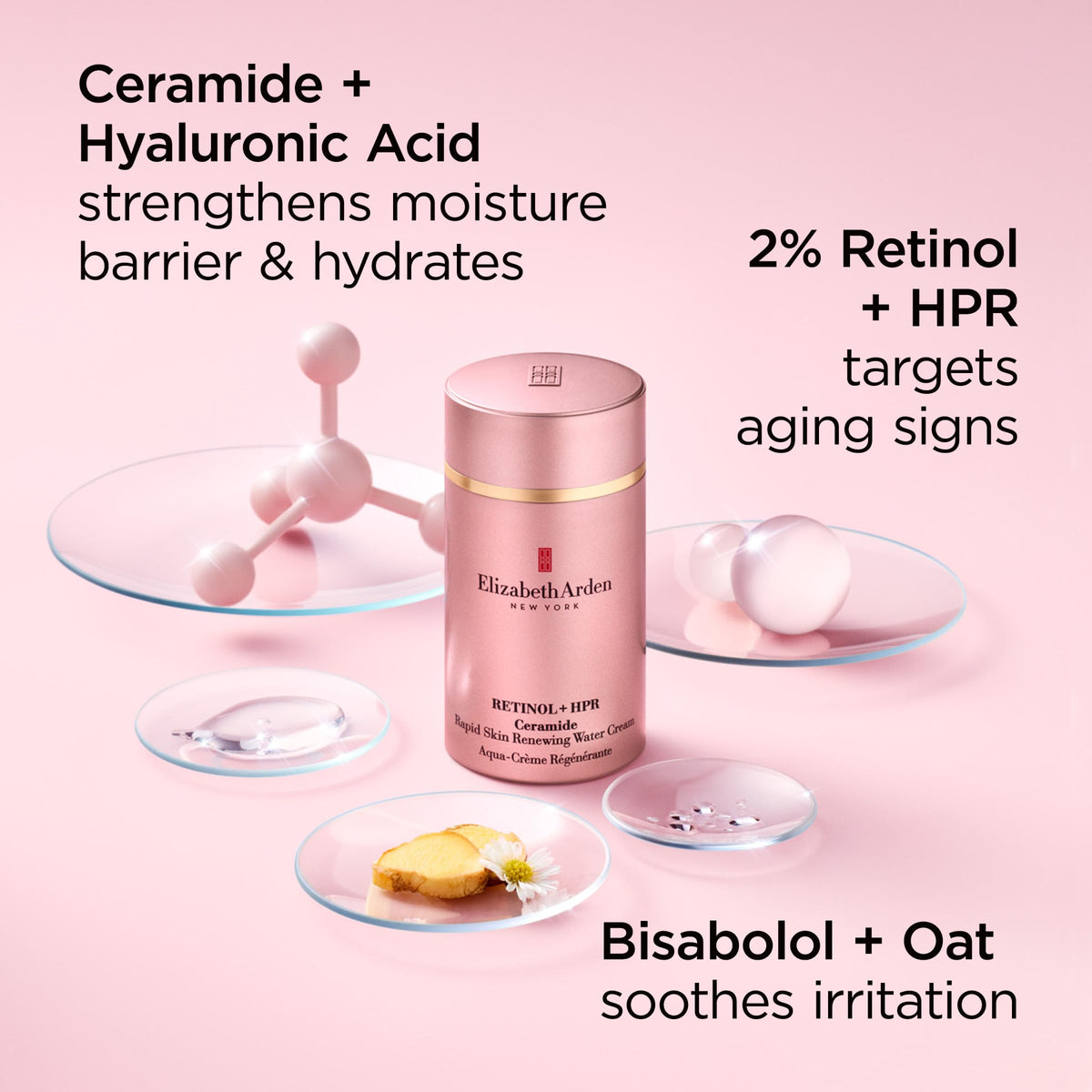 Elizabeth Arden before and after texture improvement visual