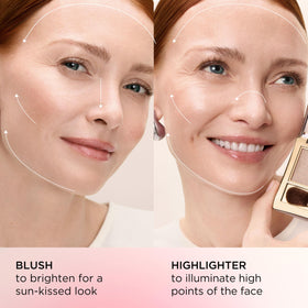 Elizabeth Arden blush on vanity styled for daily routine inspiration and ease