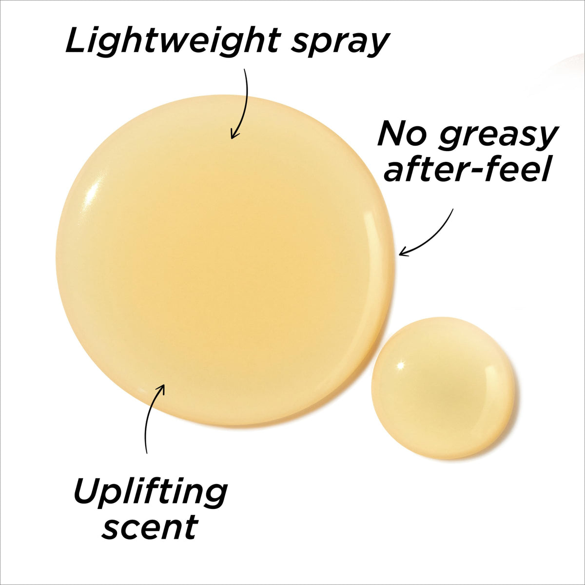Elizabeth Arden bottle with Tsubaki and Vitamin E ingredient visuals