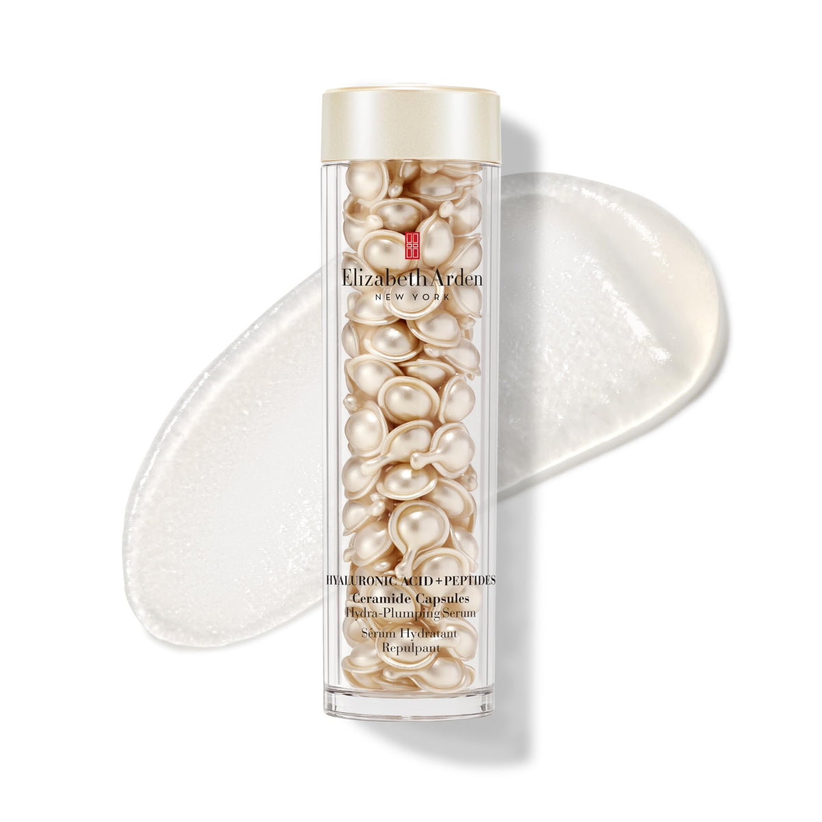 Elizabeth Arden close-up of capsule surface showing smooth texture and purity benefit