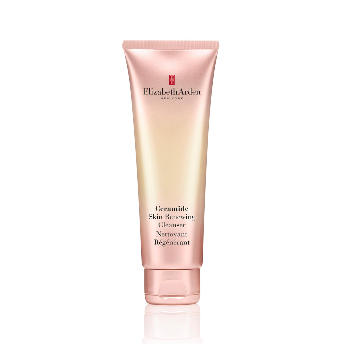 Elizabeth Arden front packaging showing cleanser and brand benefit of hydration