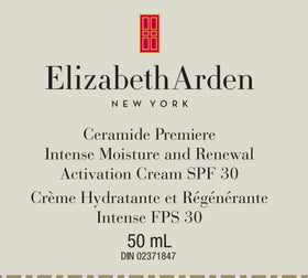 Elizabeth Arden cream applied on hand showing smooth, nourished skin