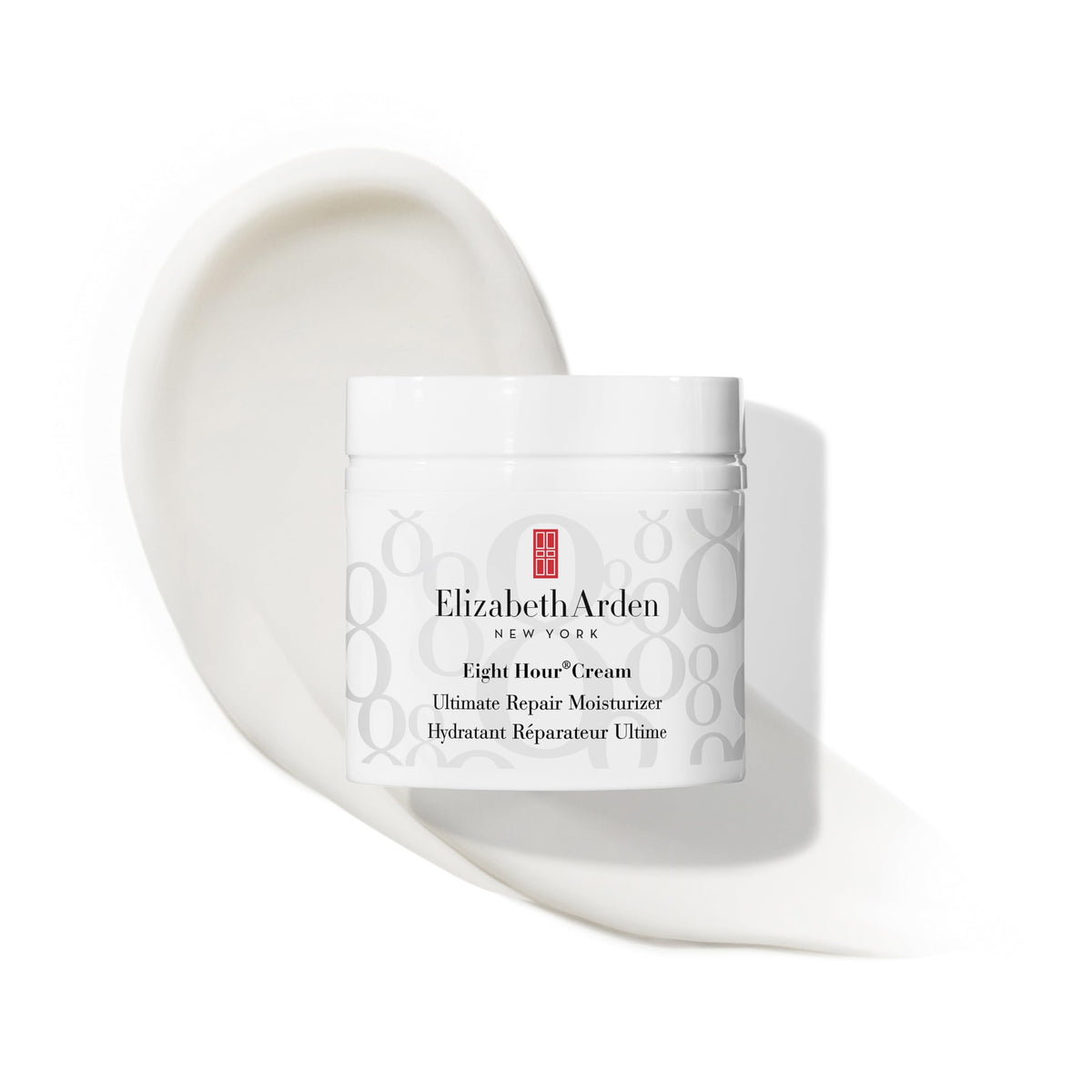 Elizabeth Arden cream texture close-up highlighting lightweight absorbent feel