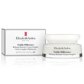 Elizabeth Arden front of jar showing 2.5 oz size and premium design benefit hydration