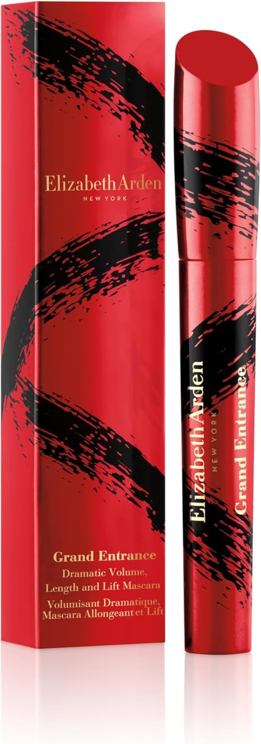 Elizabeth Arden front tube showing brand and glossy finish for bold lashes