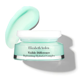 Elizabeth Arden open jar showing smooth water-gel texture and hydration