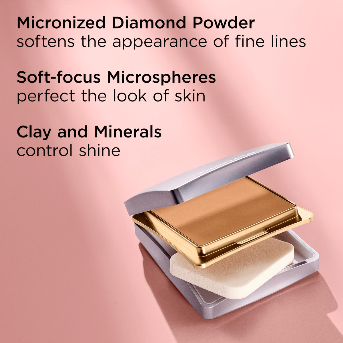 Elizabeth Arden compact inside a travel bag for on-the-go coverage