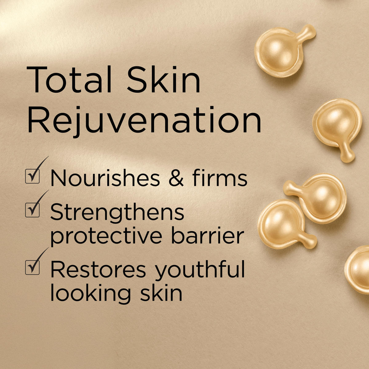 Elizabeth Arden applying capsule serum in a nighttime skincare routine