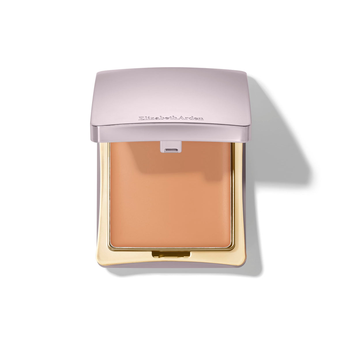 Elizabeth Arden open compact with mirror and sponge for quick touch-ups