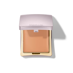 Elizabeth Arden open compact with mirror and sponge for quick touch-ups