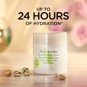 Elizabeth Arden open jar revealing visible honey drops and indulgence