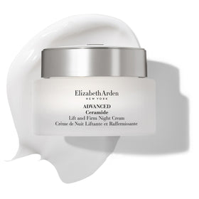 Elizabeth Arden open jar texture close-up demonstrating lightweight cream absorption benefit