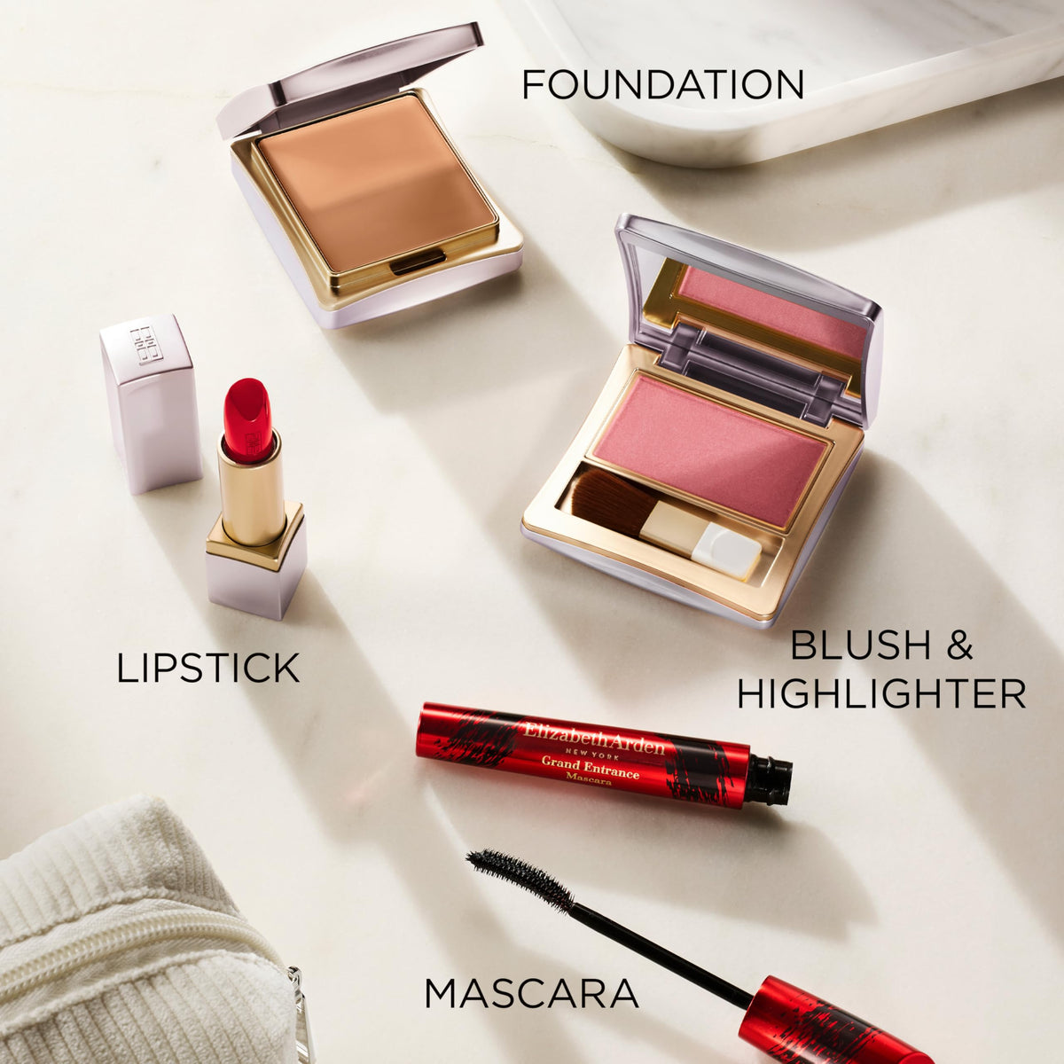 Elizabeth Arden packaging box detail conveying premium presentation