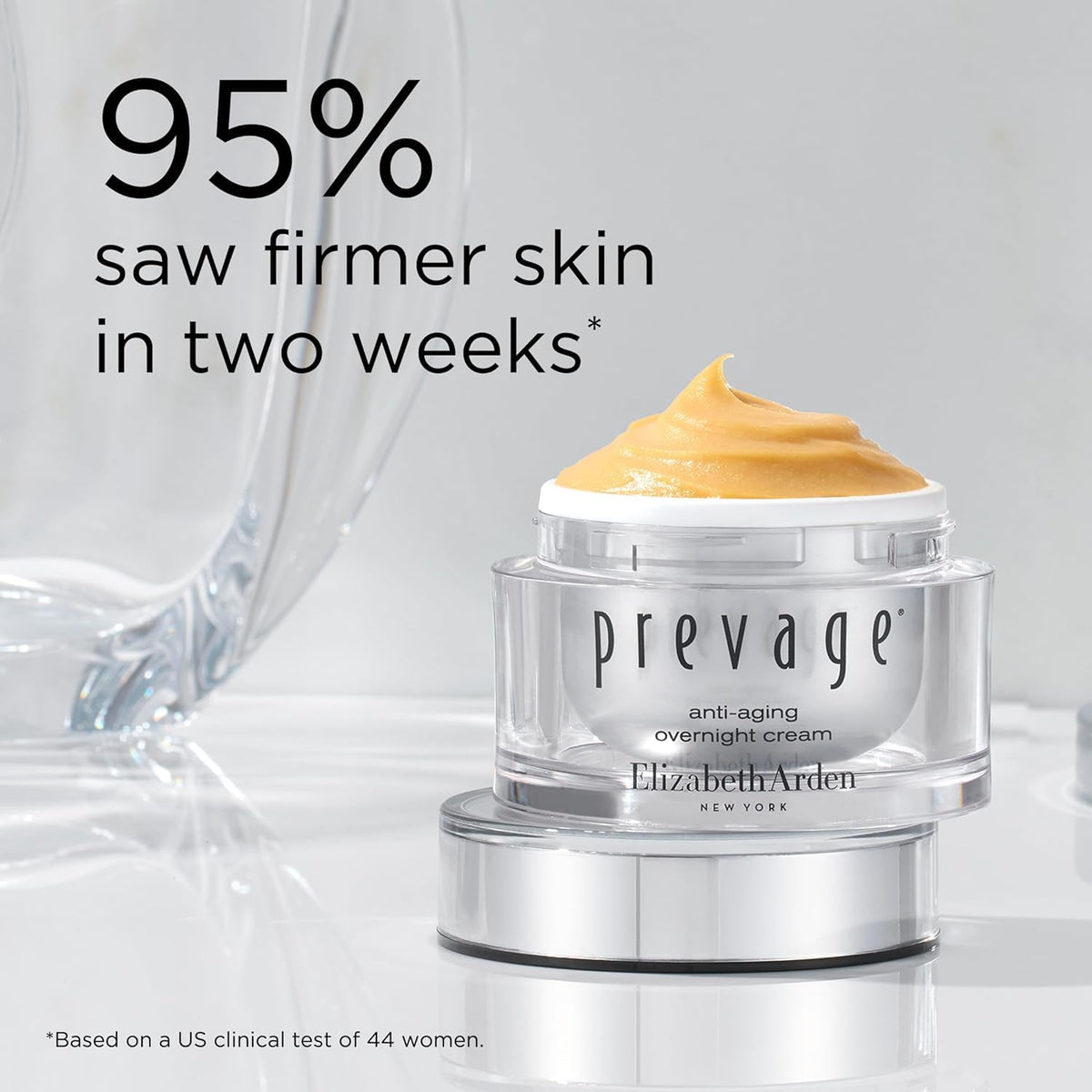 Elizabeth Arden PREVAGE creamy close-up showing smooth consistency and nourishing feel