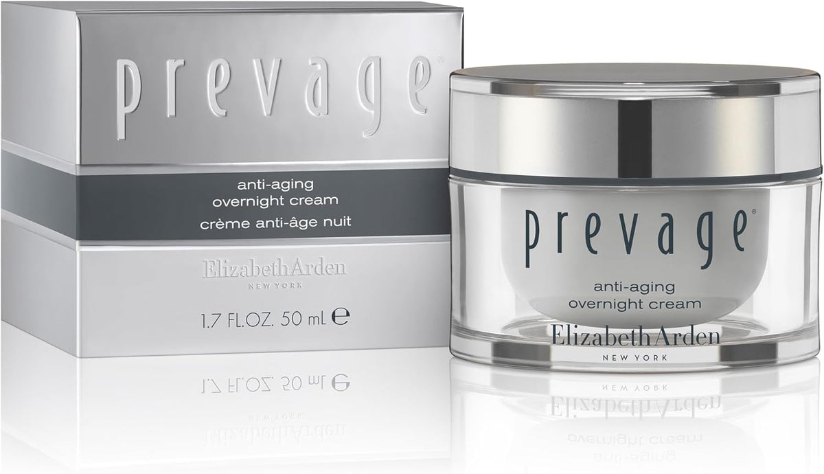 Elizabeth Arden PREVAGE front jar showing product and brand for immediate recognition