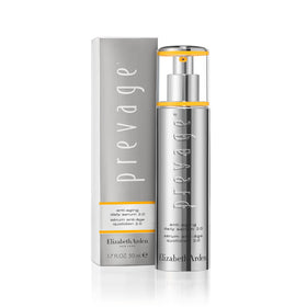 Elizabeth Arden PREVAGE front packaging showing bottle and box for immediate recognition and trust