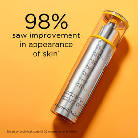 Elizabeth Arden PREVAGE serum on hand application demonstrating smooth spreadability and quick skin feel