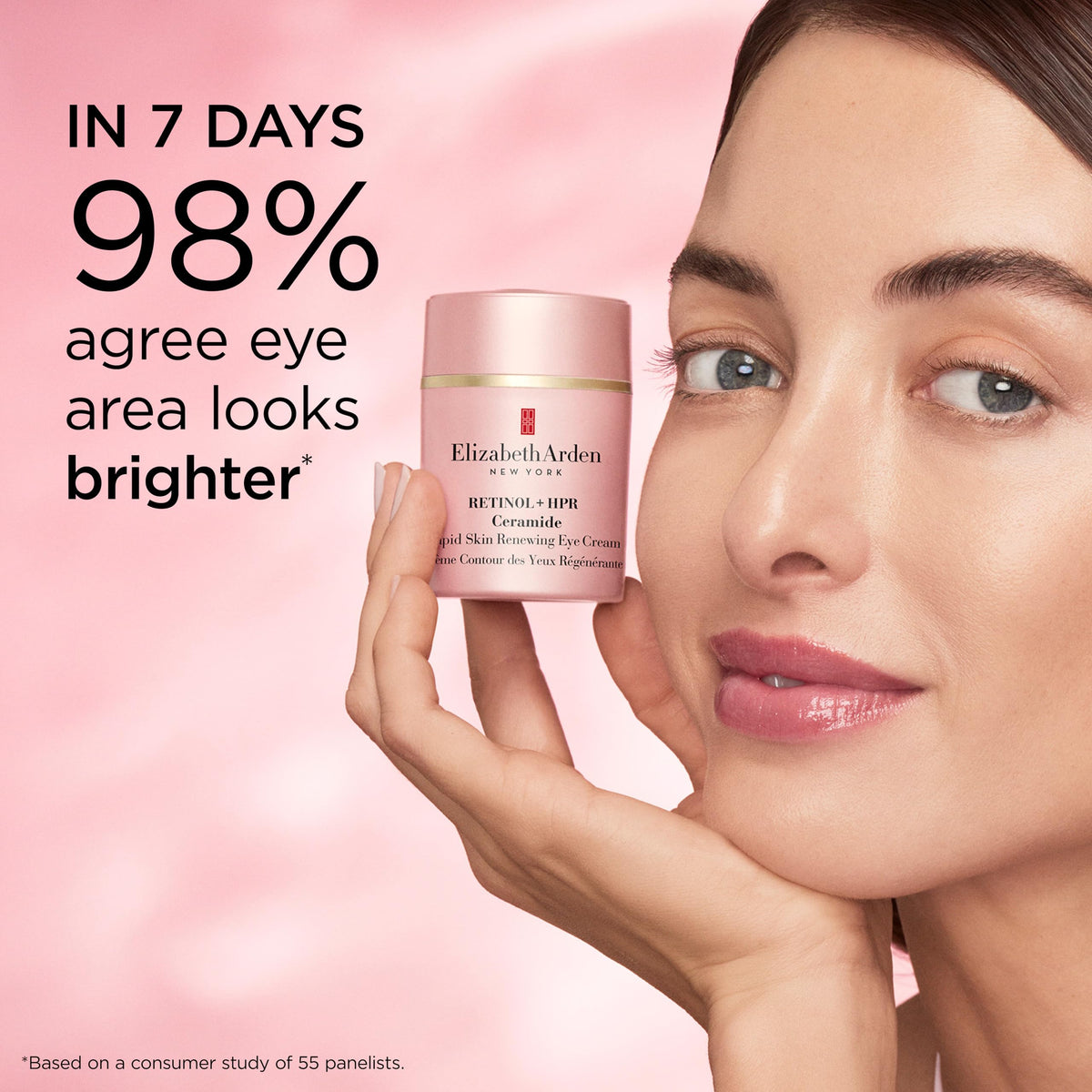 Elizabeth Arden close-up texture highlighting smooth hydrating formula