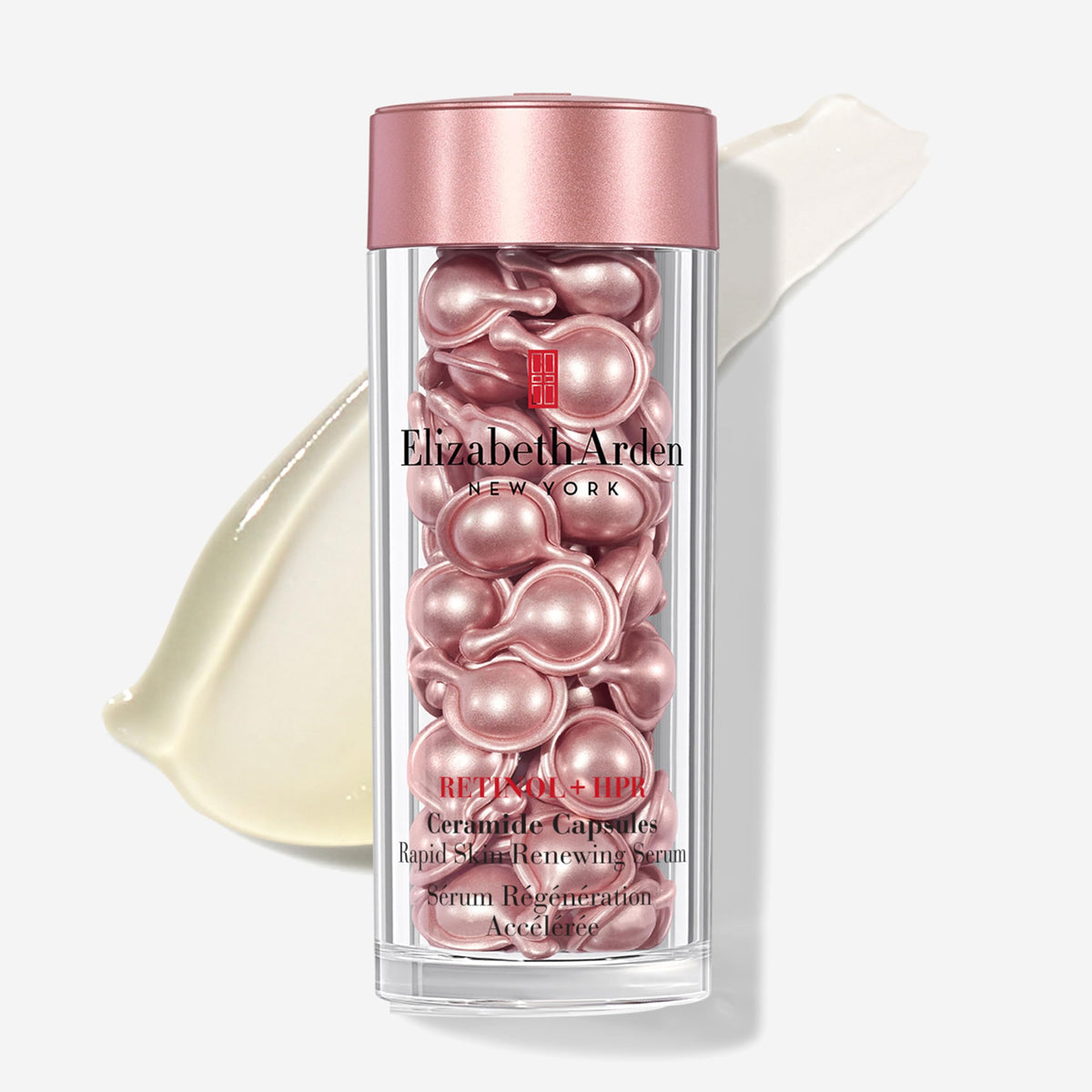 Elizabeth Arden close-up single capsule highlighting precise dosage benefit