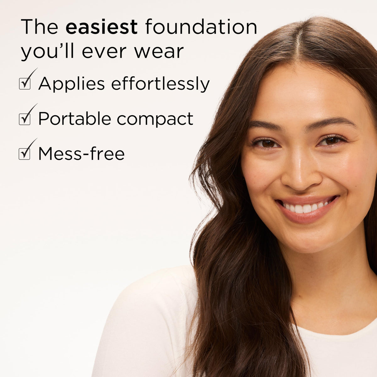 Elizabeth Arden foundation swatches on arm illustrating shade range and customizable coverage