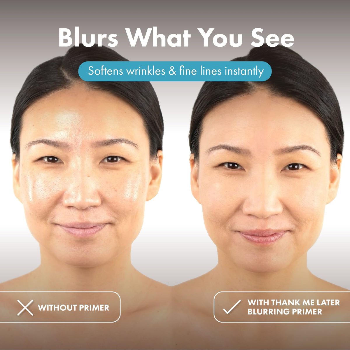 Elizabeth Mott product applied on hand showing blendable, non-greasy feel