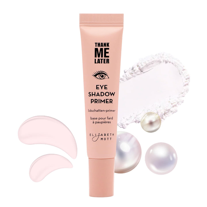Elizabeth Mott front packaging showing compact 10g tube and brand logo for reliable primer