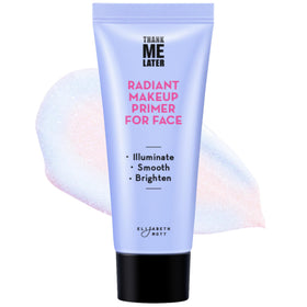 Elizabeth Mott front packaging showing the radiant primer for smooth skin
