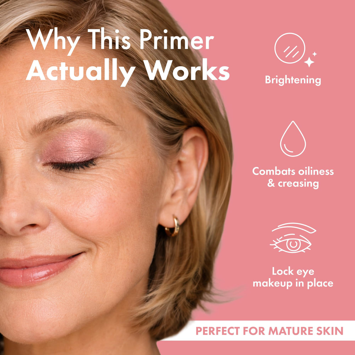Elizabeth Mott primer tucked in a makeup bag conveying on-the-go touch-up readiness