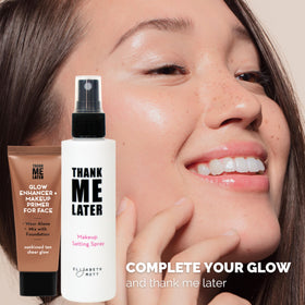 Elizabeth Mott lifestyle shot in makeup bag for everyday beauty convenience