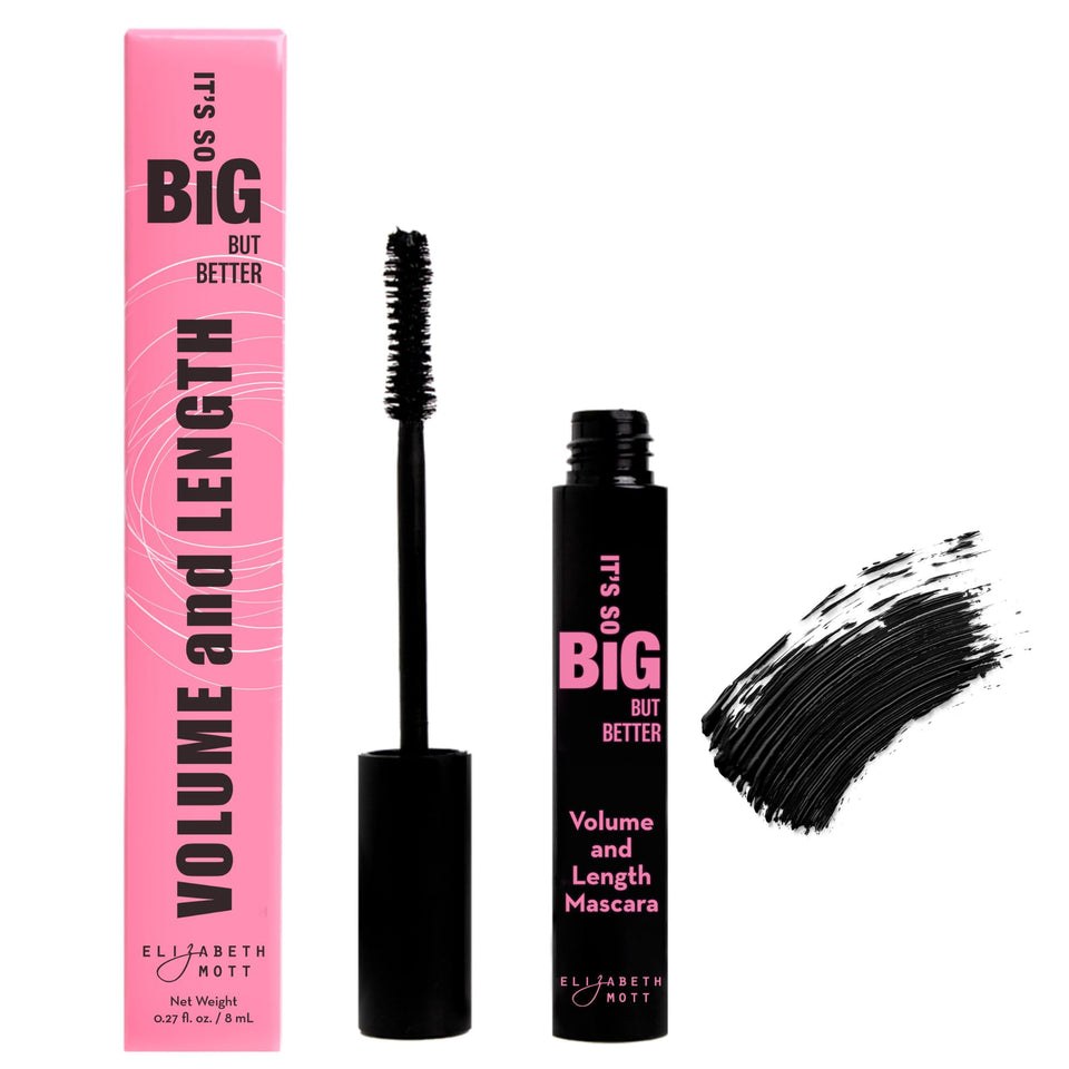 Elizabeth Mott front packaging showing bold black tube and branding for shelf appeal