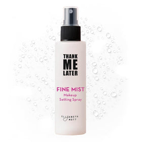 Elizabeth Mott fine mist close-up demonstrating lightweight coverage and even spray