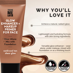 Elizabeth Mott mixed into foundation demonstrating customizable glow