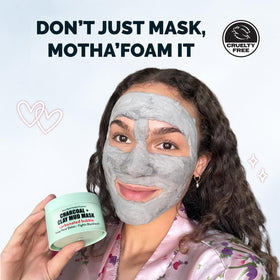 Elizabeth Mott open jar highlighting creamy bubble texture and ease
