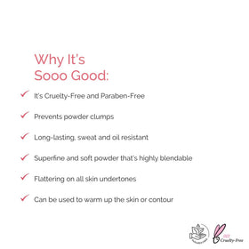 Elizabeth Mott back label close-up showing product details and cruelty-free certification