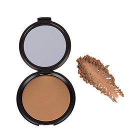 Elizabeth Mott swatch on arm showing buildable bronze shade and natural-looking color